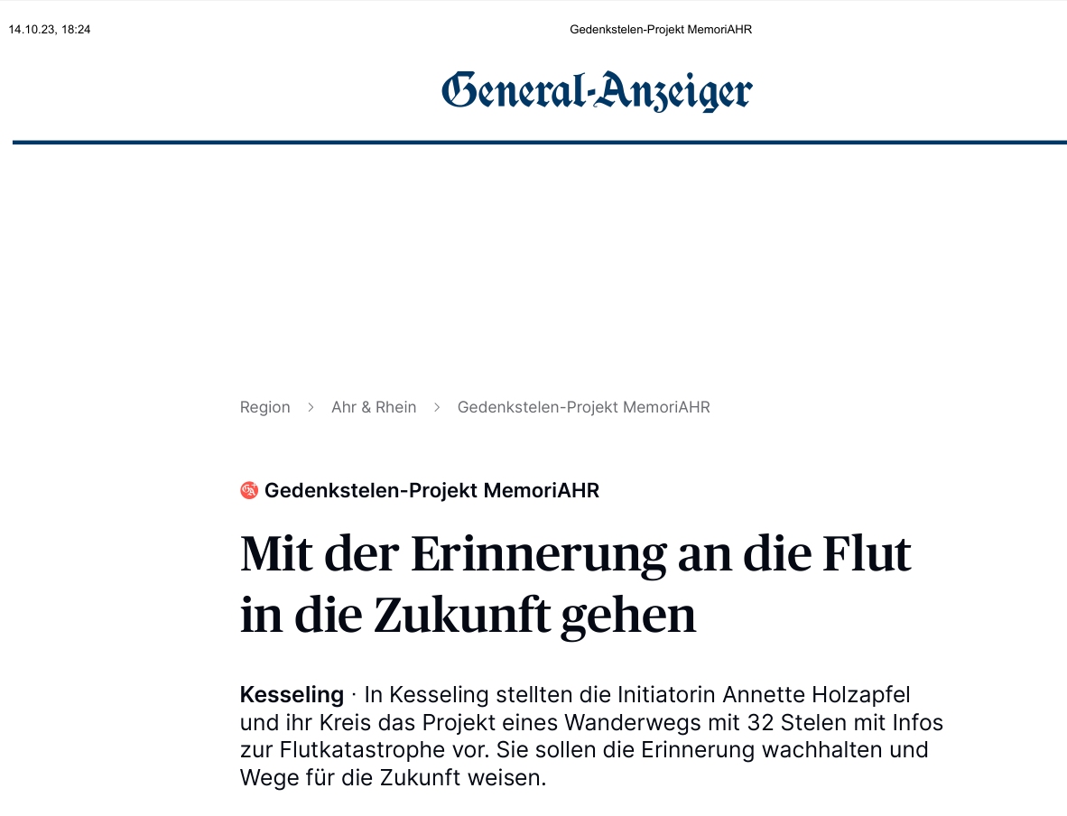 Bericht des GeneralAnzeigers